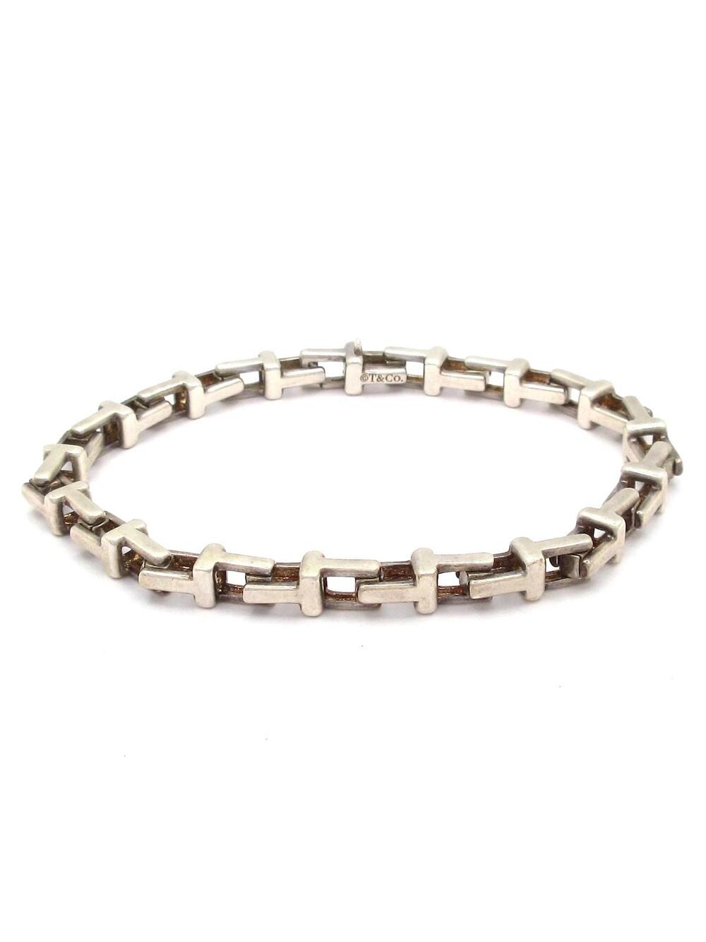 Tiffany&Co. T Narrow Chain Silver #363416T14B